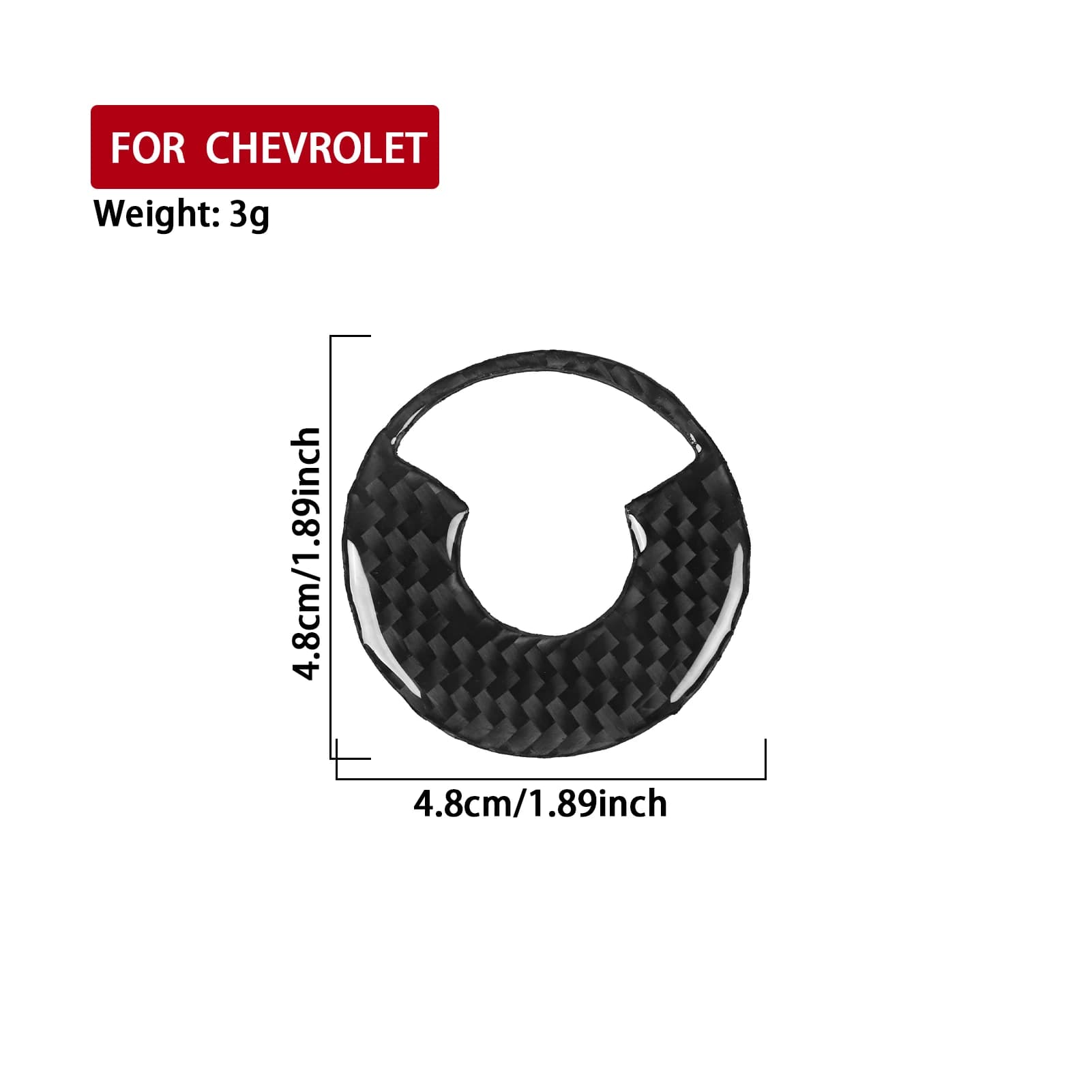 Car Interior Accessories Start Stop Engine Igniton Key Hole Panel Carbon Fiber Trim Sticker For Chevrolet Malibu 2010—2012