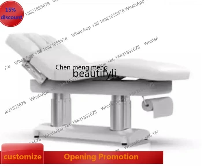 ss7486 new styleFour-motor all-electric massage beauty bed, spa professional care high-grade PU leather bed