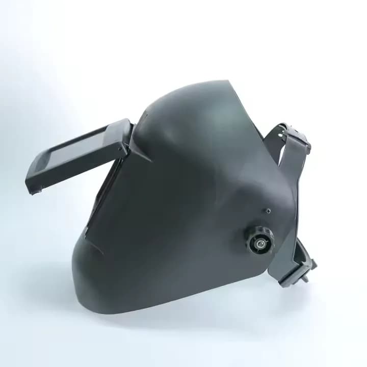 CE Certified 110x90mm View Area Welding Helmet PP Material Splash-Proof Flip-Up Face Shield for Arc Welding