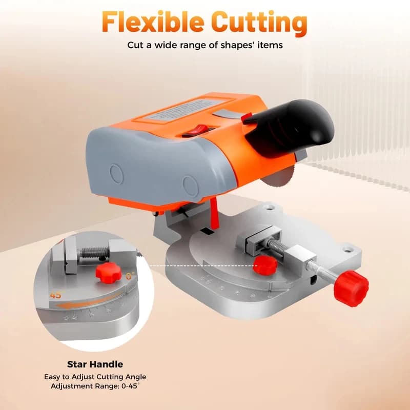 Cut-off Saw 0W Adjustle Angle with Limit Switch Cutting Wood Plastic Stone Non-ferrous Metals