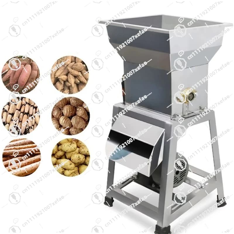 Lotus root milling sweet potato pulping cassava flour making machine grinder