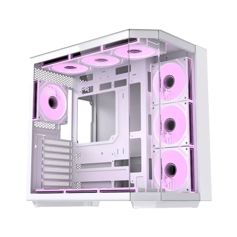 Gaming computer computer bag full tower miniature shell tempered glass front and side panel computer cabinet