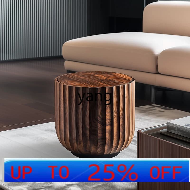 LH  all solid wood art root carving stool household creative solid wood pier low stool