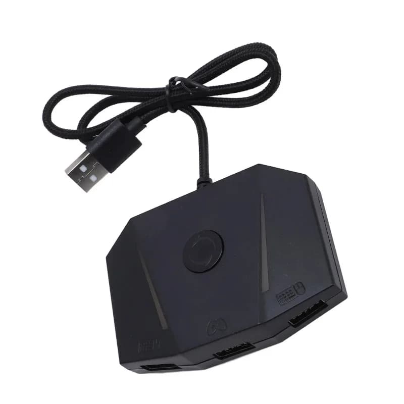 Mouse Keyboard Adapter Widely Compatible Mouse Keyboard Converter 3.5mm Jack APP Control Simple Setup USB Interface for X/S