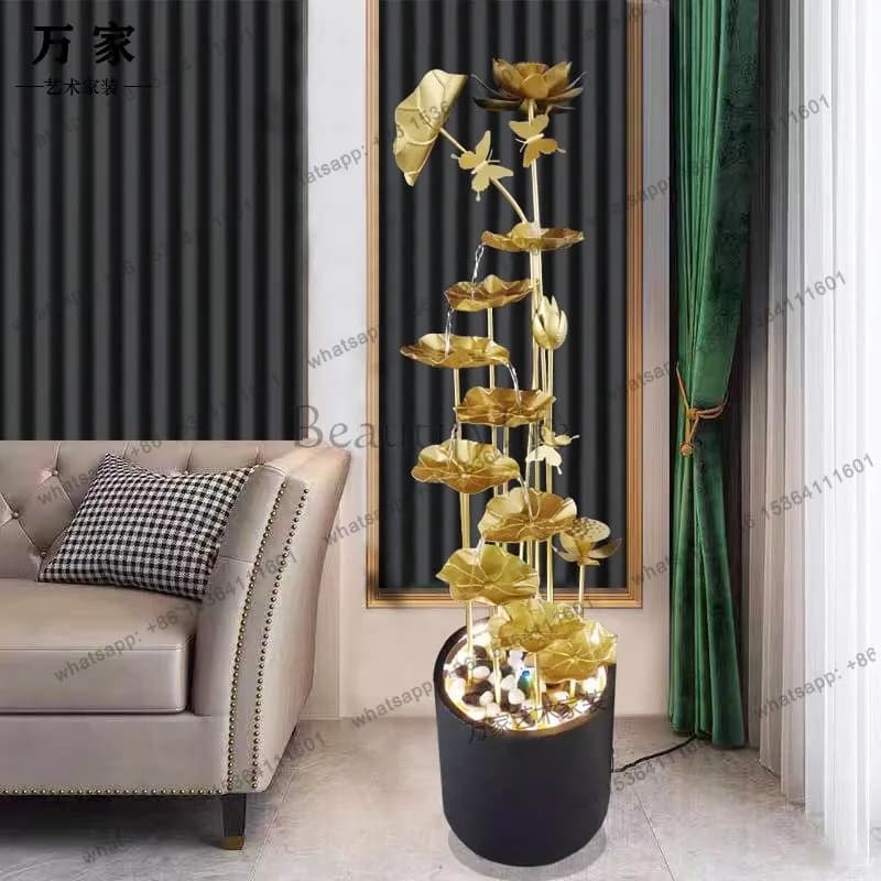 High-end lucky water ornament light luxury handicrafts entrance decoration