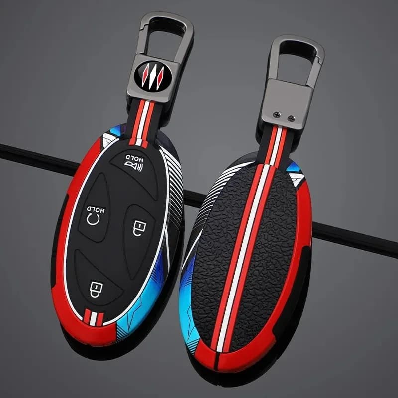 Zinc Alloy + Silicone Car Key Case Cover Shell For Hyundai Kona Ev Grandeur GN7 IONIQ 6 2024 2025 Remote Key Protect 5 7 Buttons