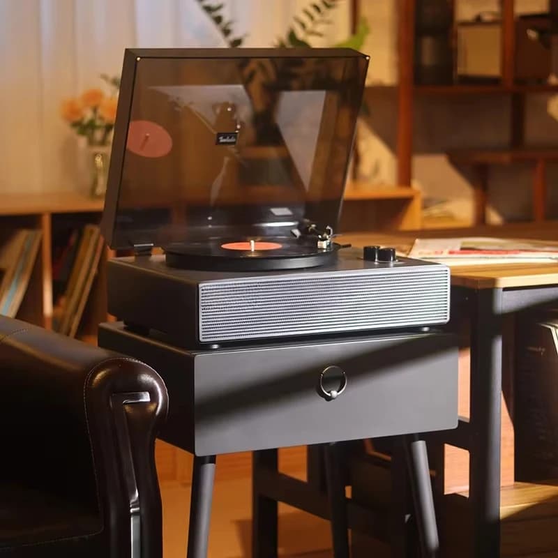 Retro H Stereo Audio Turntable Multi-Function Vinyl Record Player Factory Outlet Audio & Video Accessory