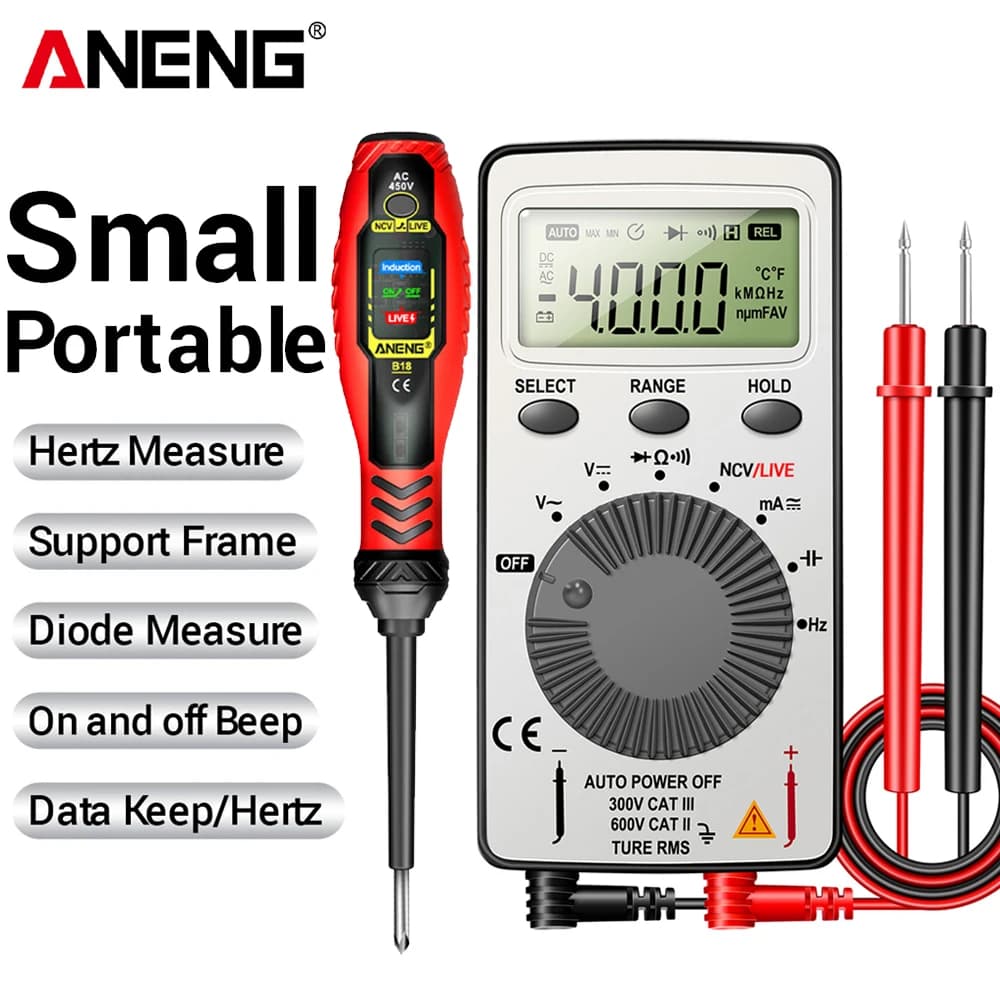 ANENG AN101 digital multimeter with B19 intelligent measuring pen full function measurement and maintenance electrician set