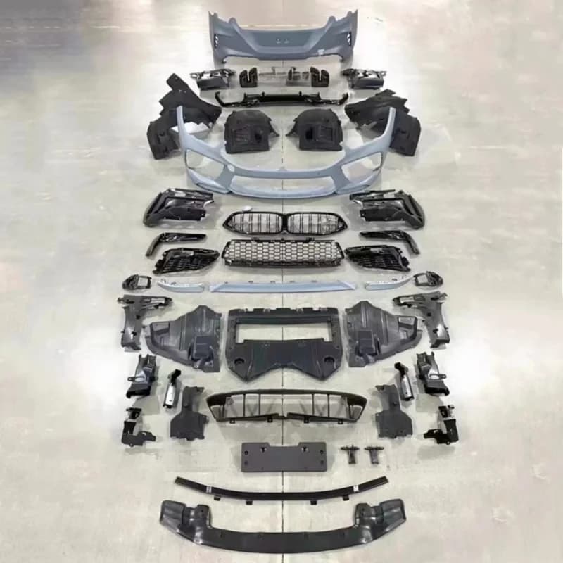 High Quality M8 Wide Body Kit Front Rear Bumper Assembly Grille For BMW 8 Series 840i G14 G15 G16