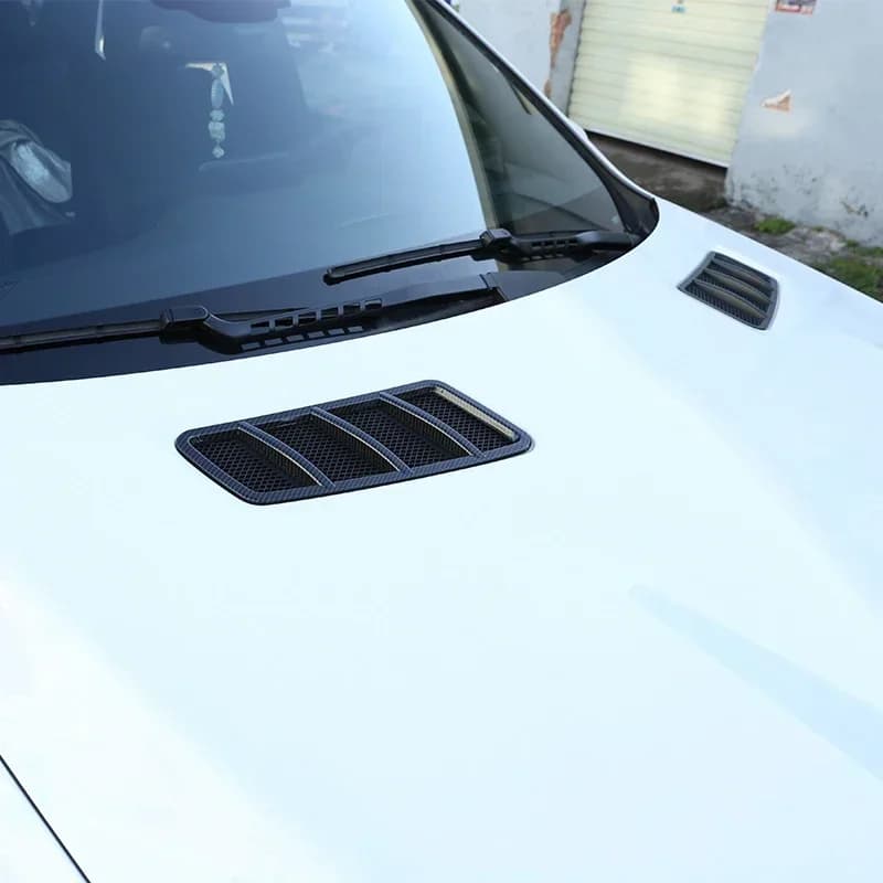 For 2012-18 Mercedes Benz ML GL GLE GLS Class W166 C29 ABS Car Styling Front Hood Air Vent Outlet Sticker Trim Cover Auto Parts