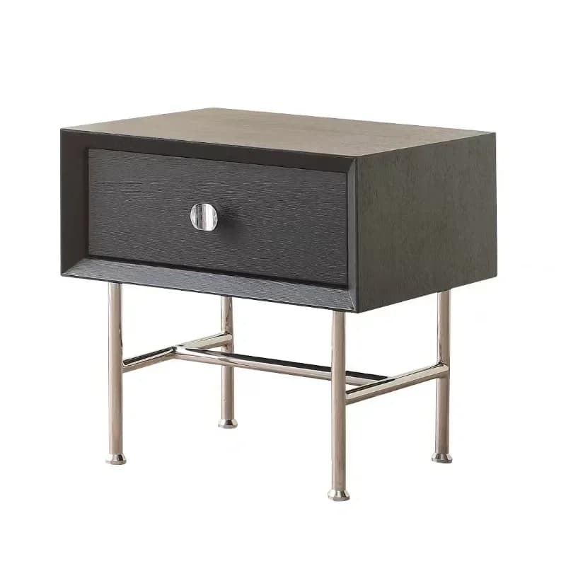 for Modern Nordic Nightstand Aesthetic Luxury European Simple Bedside Table Trendy Drawer Mesitaa De Noche Bedroom Furniture