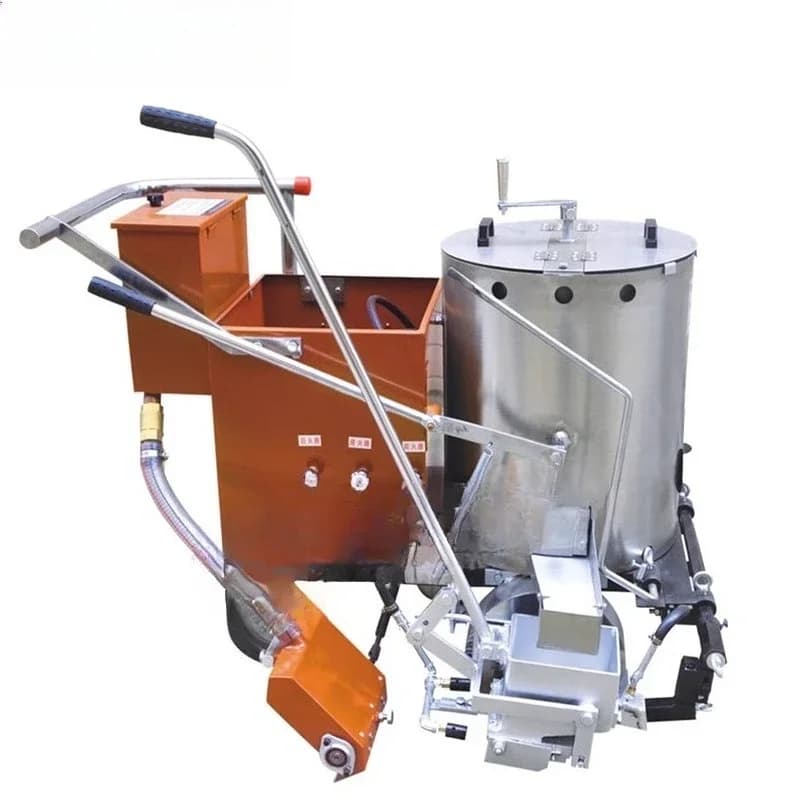 Hot melt marking machine Hand push small road parking space marking Hot melt marking machine