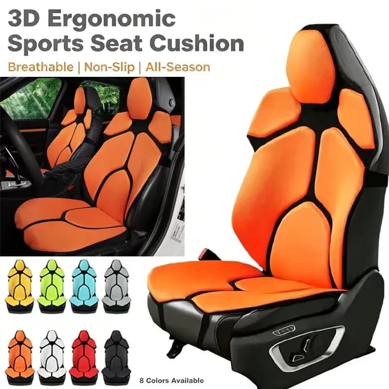 For Mercedes Benz CLA W117 C117 C118 2013-2026 Breathable Mesh Car Seat Cushion Ergonomic Lumbar Support Anti-Slip Auto Seat Pad