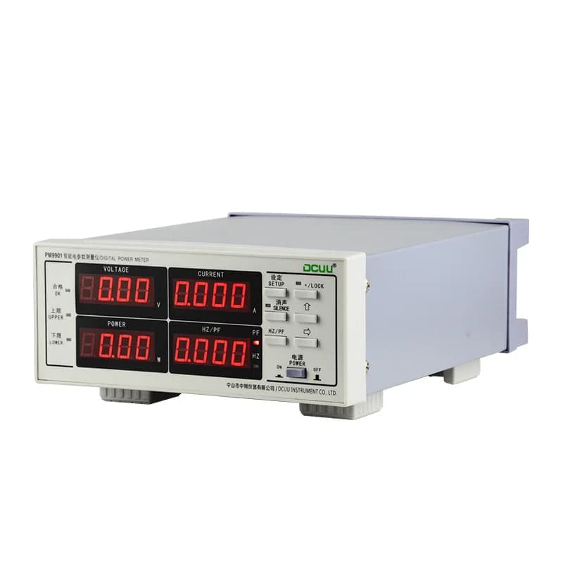 Intelligent parameter tester, power meter, electrical energy test limit, alarm, AC and DC