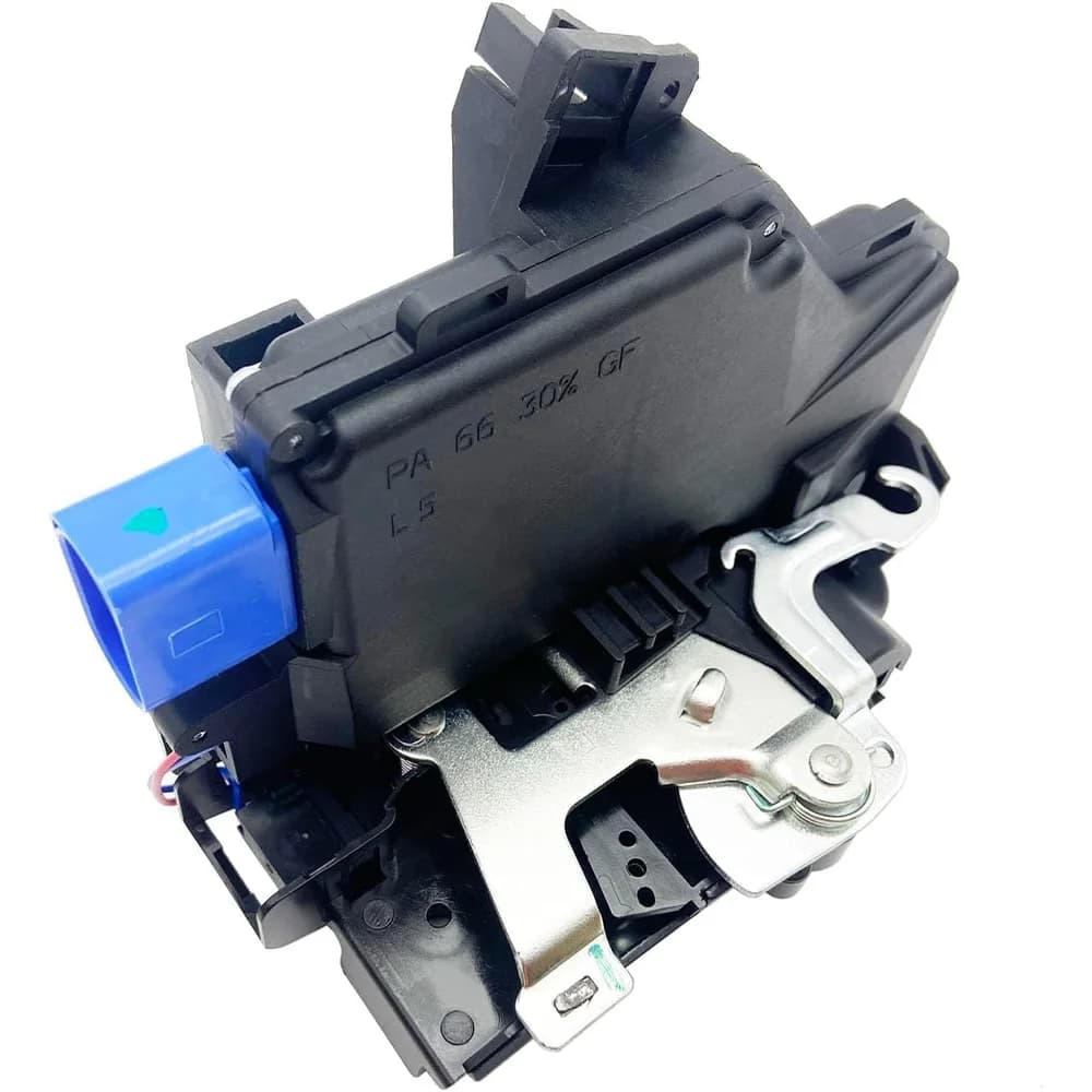 Power Door Lock Latch Actuator Motor Front Left Driver - Compatible with 02-10 Cayenne Phaeton Touareg 9Pin 3D1837015AB