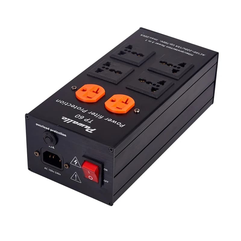 【Hot】3000W 15A Audio Noise AC Power Filter Amplifier TV CD EU UK US AU Standard power Socket Outlets AC 110V-250V