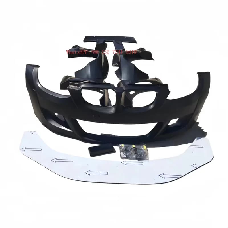 Rocket Style Wide Fenders Front Bumper Front Diffuser Corner Trunk Spoiler