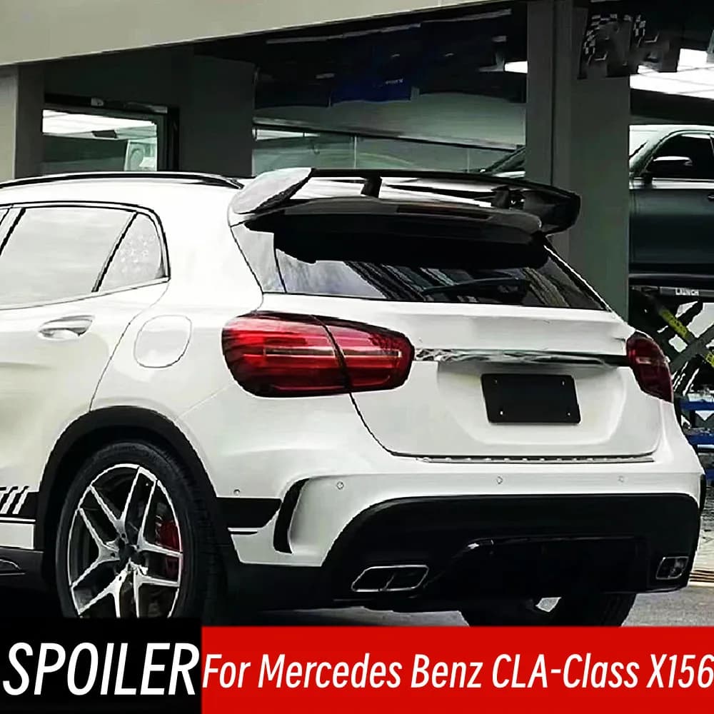 For 2013-2018 Benz CLA-Class X156 GLA45 GLA200 GLA220 GLA250 CLA260 AMG Rear Roof Trunk Lid Spoiler Wings Car Accessories Part