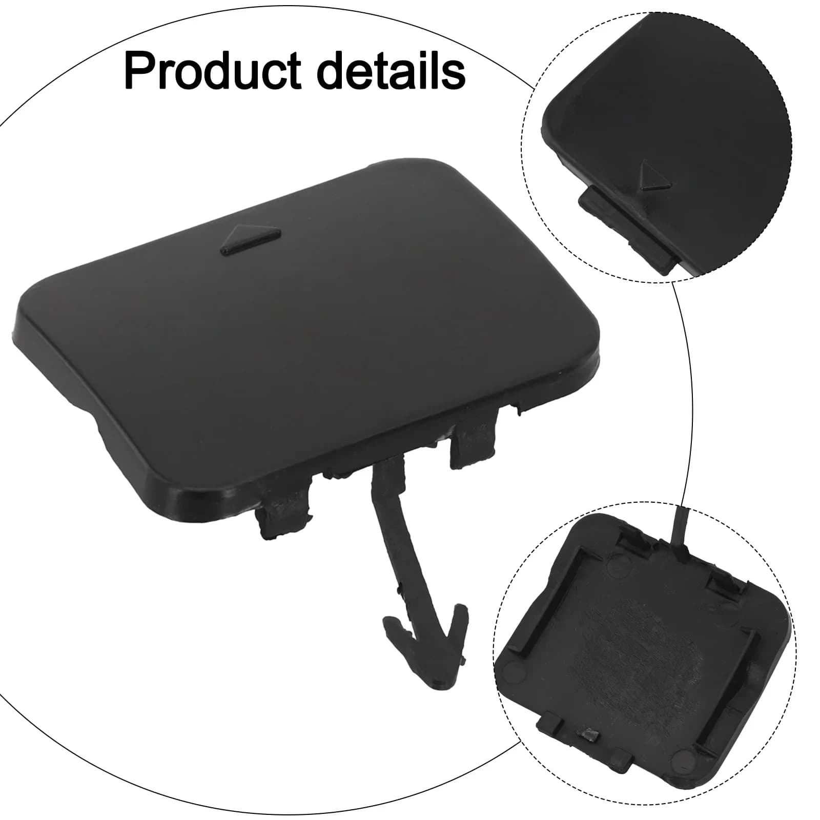 For BMW 5 Series E39 2001-2003 Front Bumper Tow Hook Cover Cap 51118212527 Standard Bumper