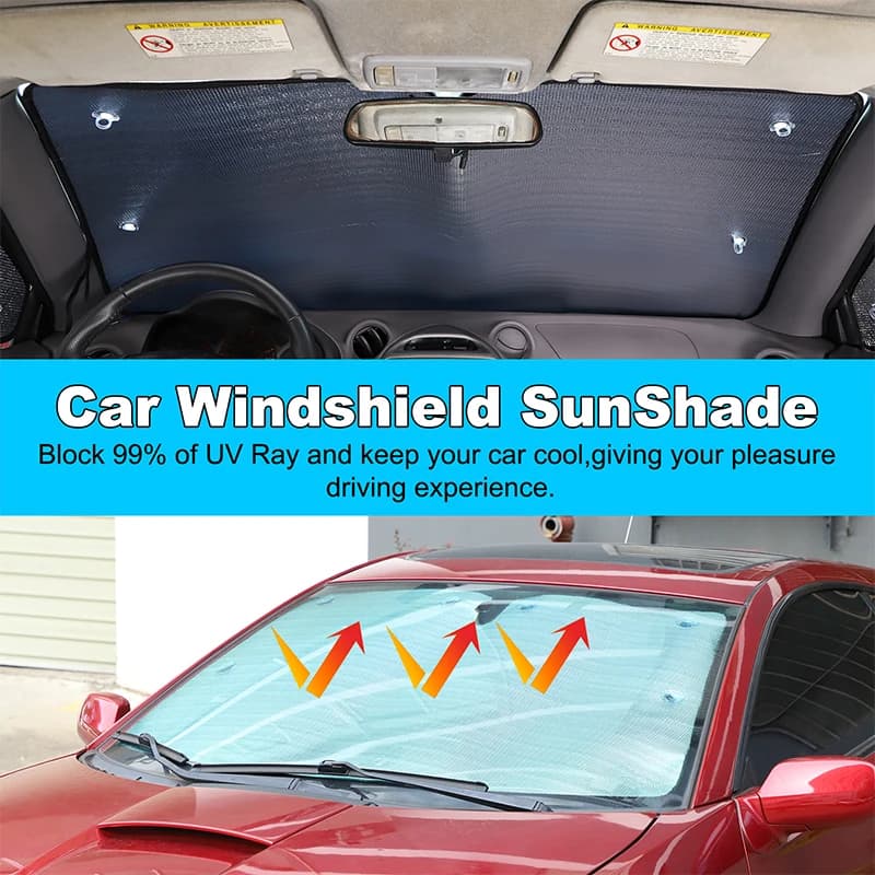 For Toyota Celica 1999-2005 tape car front windshield full window glass anti-UV sunshade accessories Aluminum foil/silver 1Pcs