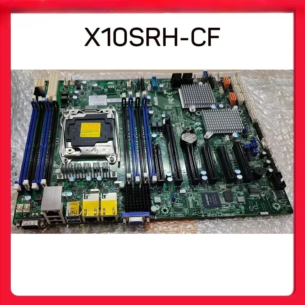 For Supermicro Server Motherboard E5-1600/2600 V3/V4 Family Processor ECC I350-AM2 Dual Port GbE LAN LGA2011 DDR4