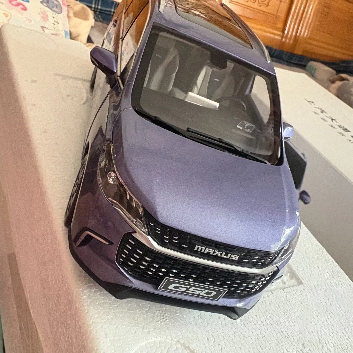 G50 Die-Cast Metal Replica,Simulate Alloy Car Model MPV,SAIC MAXUS, Collection Display,Desktop Decoration,Adult Gift,1: 18