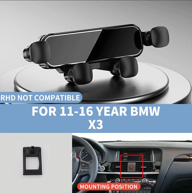 Suitable for BMW X3 (2011-2016 models) car phone holder special fixed bracket base, securely installed