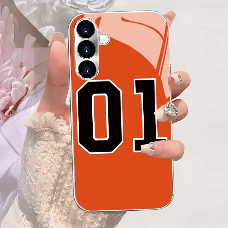 Meaning Number 01 Phone case s26 ultra case s25 Glass phone case for Samsung Galaxy s26/s25/s24/s23/s22 Ultra FE Plus anti-fall