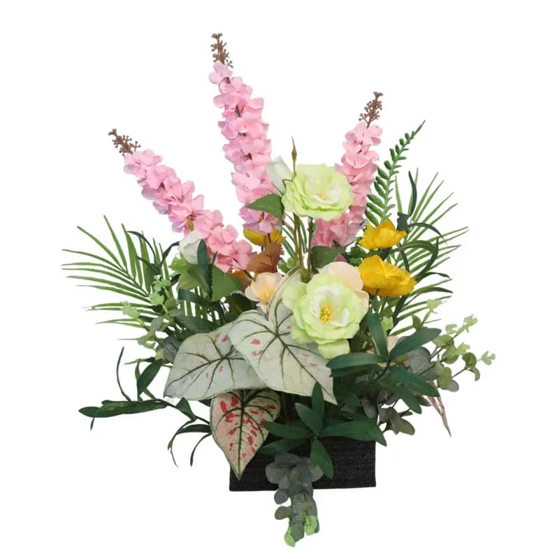 Shopping malls, simulated green plants, landscaping office scene layout, window decoration ornaments