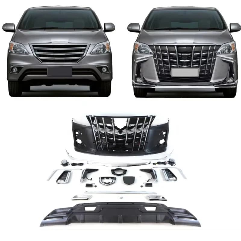 Auto Exterior Facelift Body Kit Car Styling Modification Spare Parts For Toyota Innova 2012‑2015 Vehicle Tuning Accessories