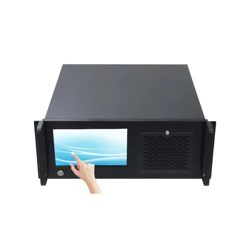 Rack-mounted server chassis, control computer chassis, for server and storage rack-mounted industrial computers
