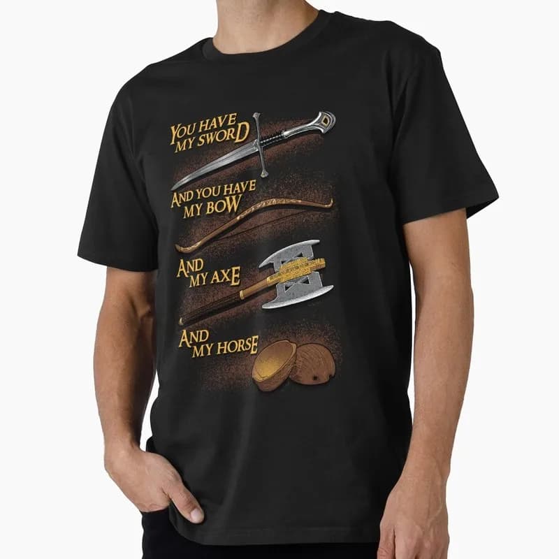 Holy Ring 0701 Funny Monty Python Gift T-shirt O-Neck 100% cotton Print Tee Short Sleeve Graphic clothes All size Tops S-6XL