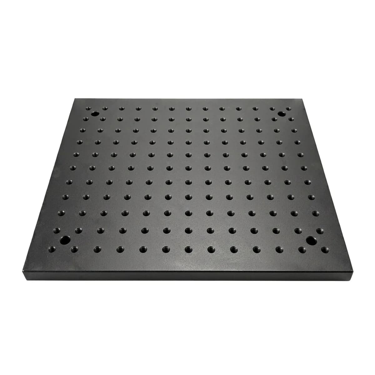 Black Anodized Aluminum Plate M6 Threaded Hole Optical Breadboard Welding Fixture Table 100-450mm DIY Workshop Tool Parts