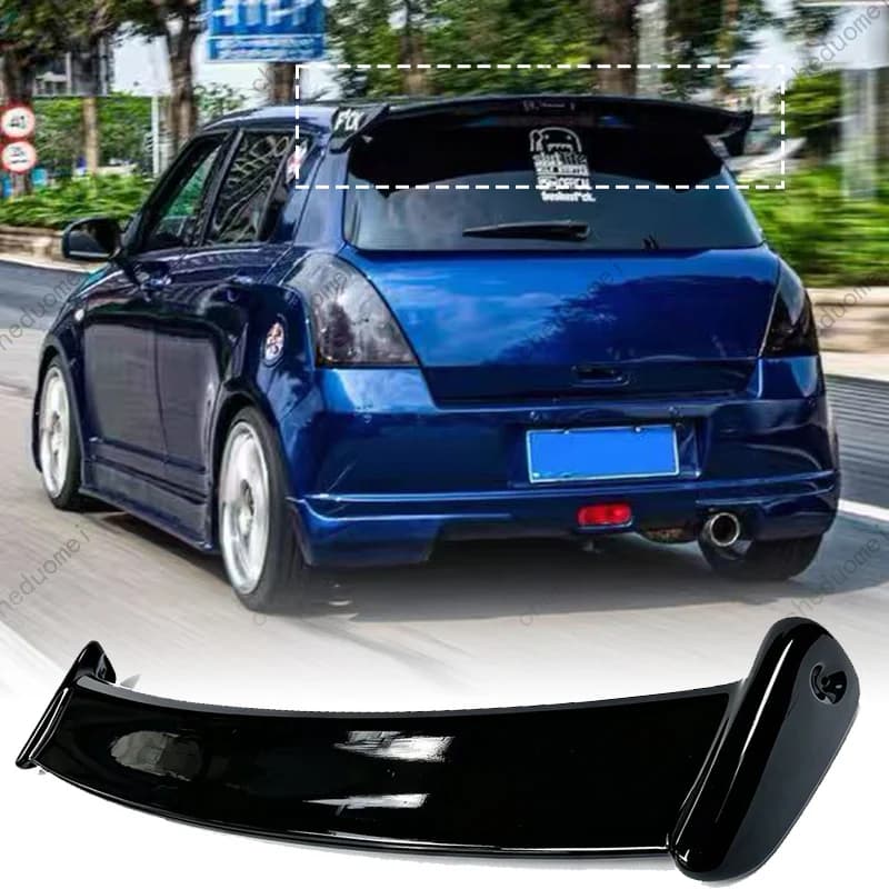 Suitable For 2014 Suzuki Swift Sport ZC32S Carbon Fiber Roof Spoiler JDM Version Car Modification Accessories