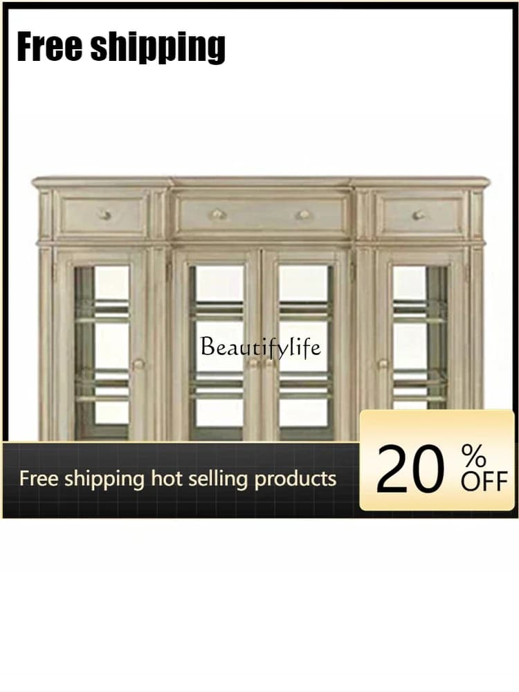 X4 parts and accessoriesAmerican rural solid wood foyer, entrance cabinet, French living room, modern light luxury dining side c
