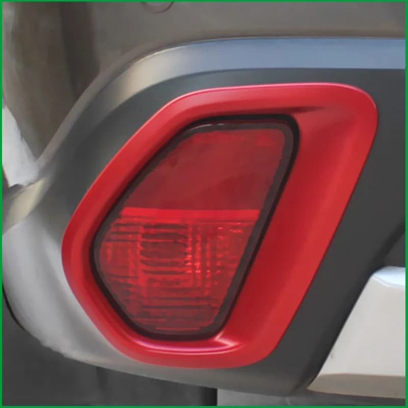 Car Styling For Mitsubishi Outlander 2016-2018 Rear Fog light Lamp Cover Sticker Trim Auto Parts Accessories