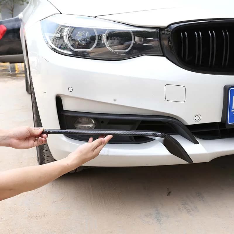 For BMW 3 Series GT Gran Turismo F34 2013-2018 ABS Chrome Front Fog Lamp Strips Trim Stickers Car Accessories