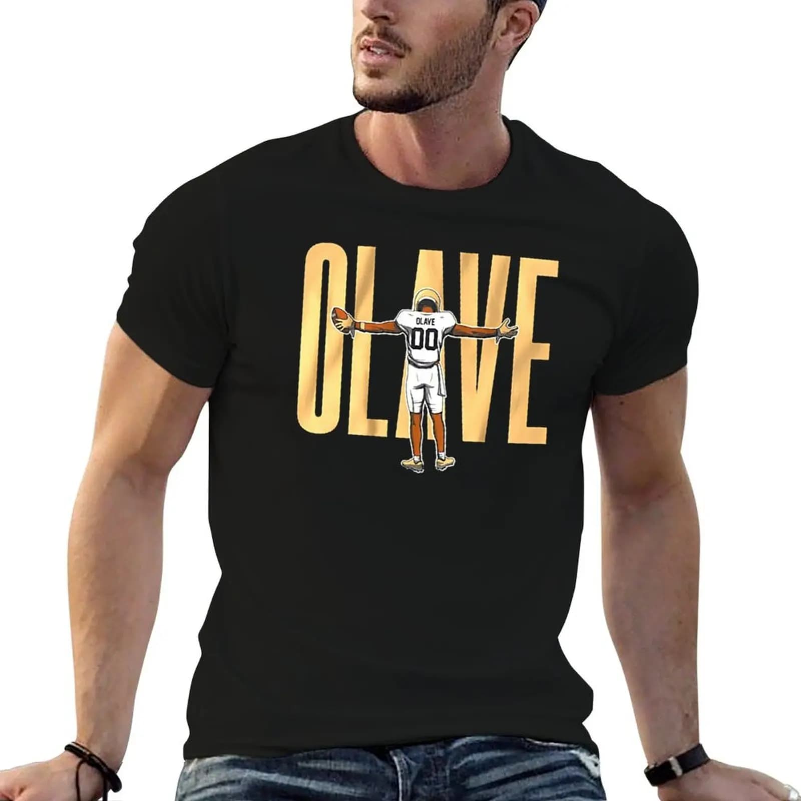 Chris Olave T-Shirt shirts graphic tee vintage clothes big and tall t shirts for men