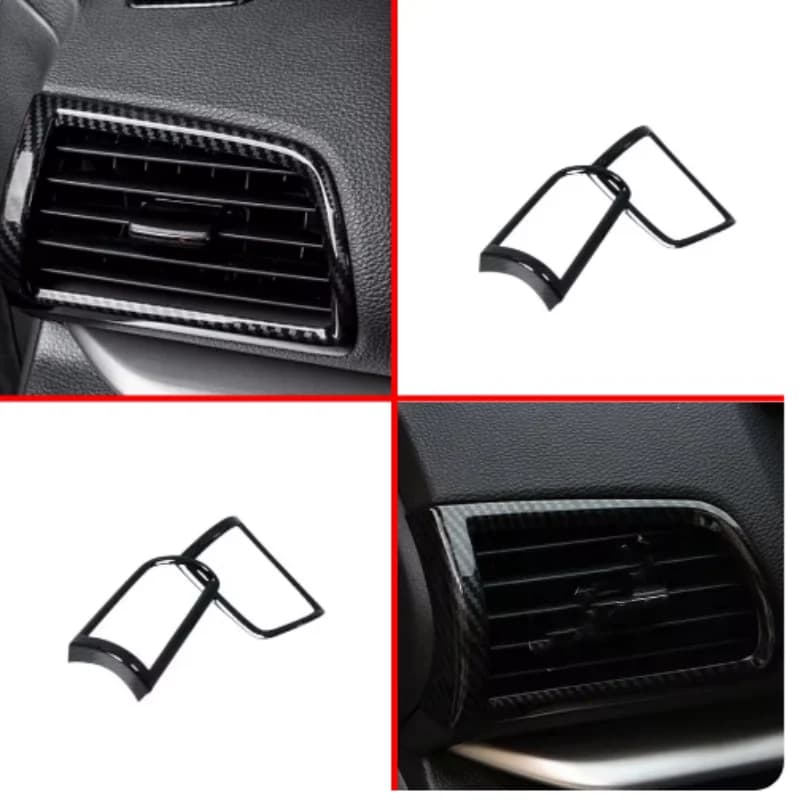Car Inner Stick Trim Front Side Air Conditioning Outlet Vent 2PCs Fit For Mitsubishi Eclipse Cross  2018 2019 2020 2021 2022