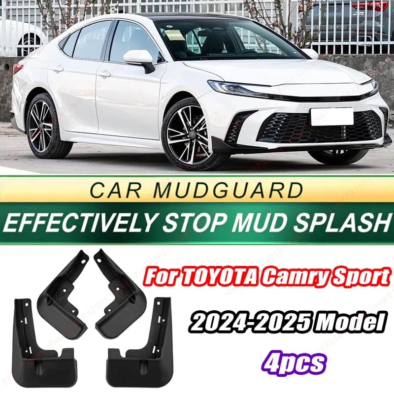 For TOYOTA Camry Sport 2024-2025 Model 4PCS Front Rear Mud Flaps Splash Guards Fender Mudguards Auto Accessories