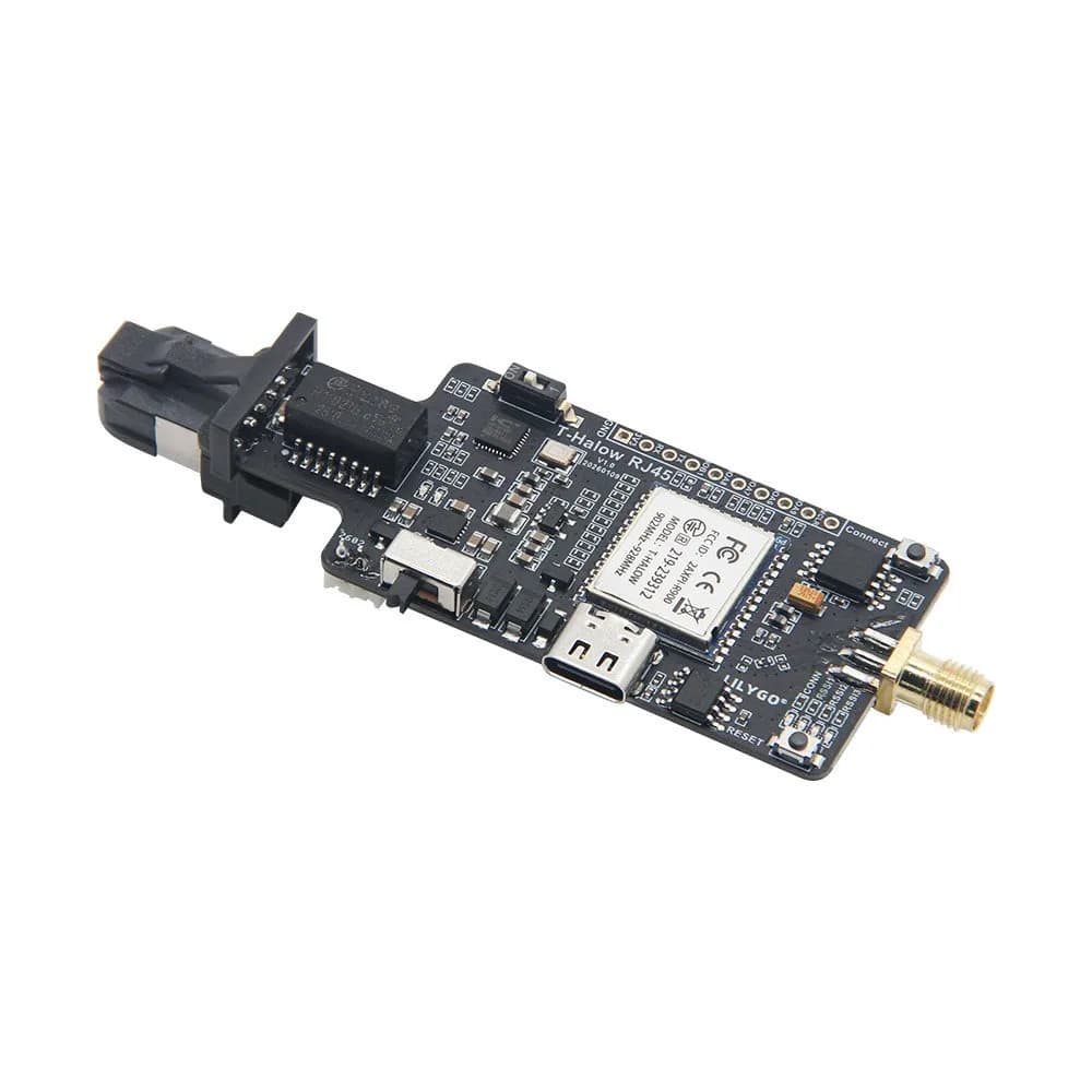 Wi-Fi IoT Board STA AP Dual Mode AT Command RJ45 Port UART I/O Pins Antenna Connector Low Frequency Wireless Communication Board