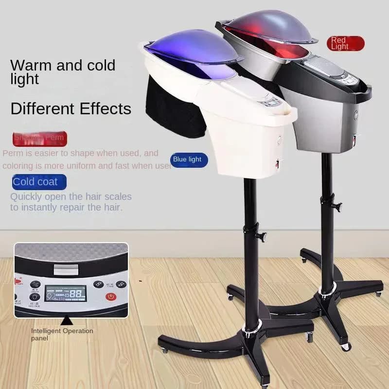 Hairdressing care oil baking machine, steam engine, special hair heater for hair salon, cap, scalp physiotherapy