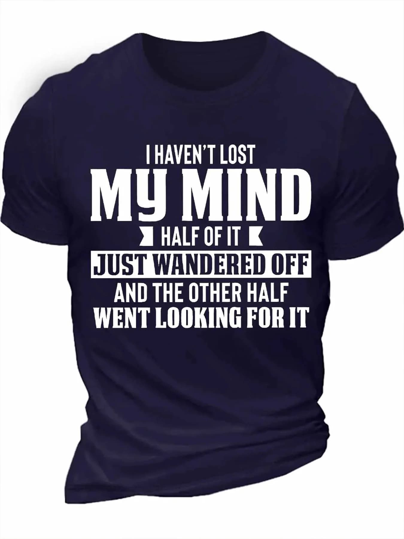 Bold Humorous Quote pattern design-100% cotton summer O-neck short sleeve casual printed men's T-shirt.