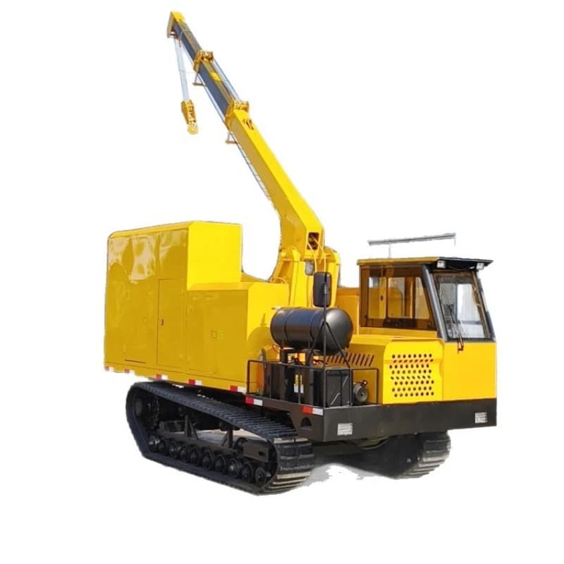 Large-tonnage crawler power generation truck-mounted crane integrated vehicle, all-terrain emergency power generation