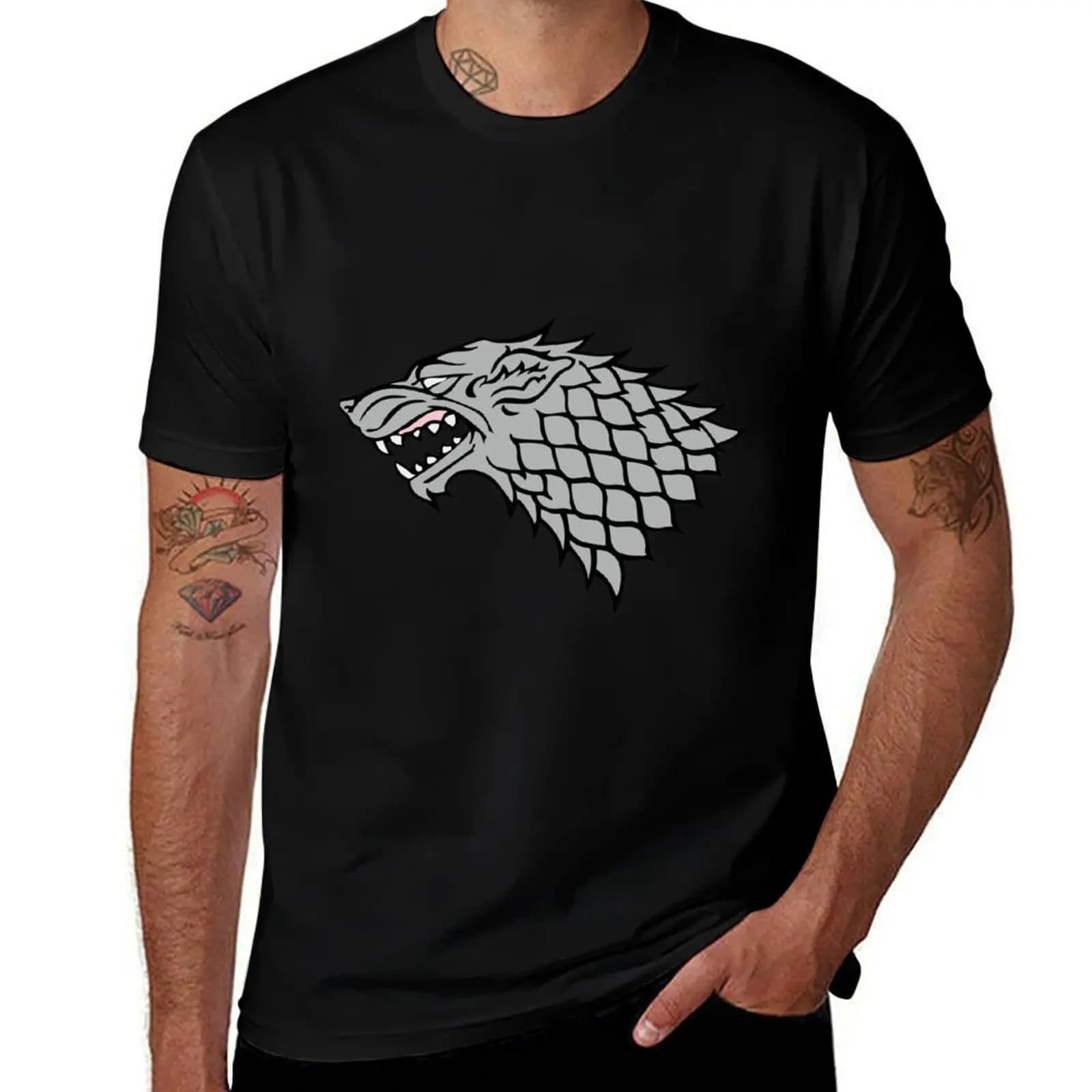 Wolves of the North T-Shirt t shirt for man 100 percent cotton T-Shirt