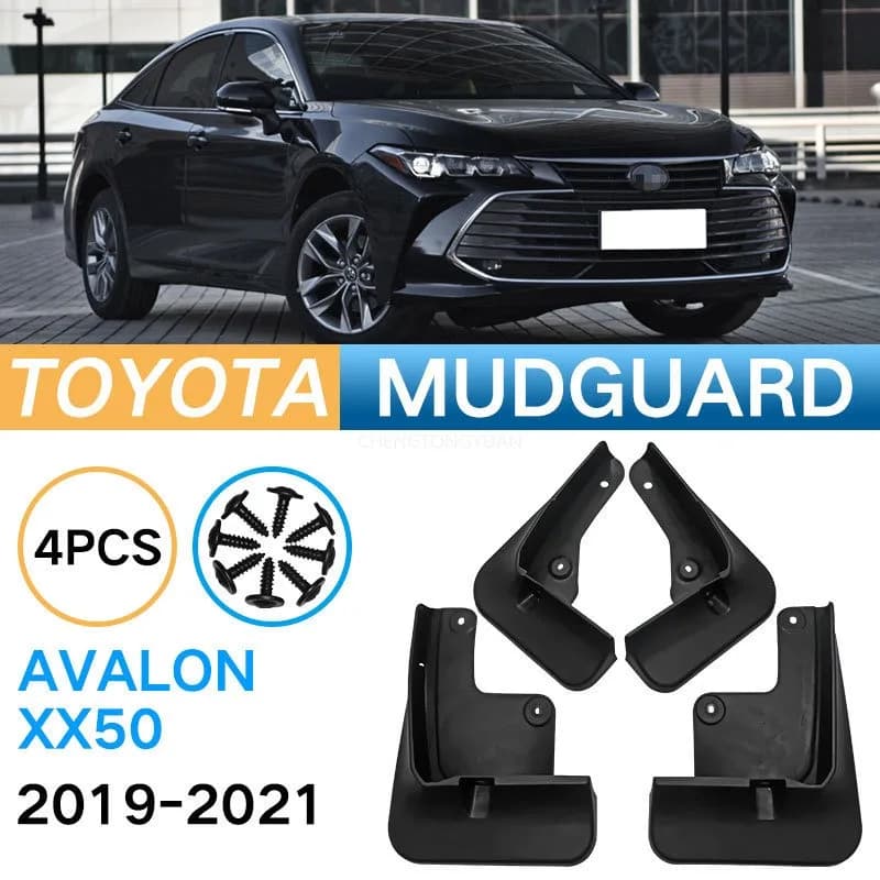For Toyota Avalon XX50 2019-2023 Mudguards Splash Guards Front Rear Wheels Fender Car Accessories 4Pcs Auto Parts