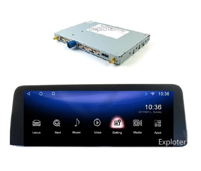 Car Android13 DSP GPS Radio Multimedia Box RX OEM Upgrade 12.3IN Google Map Spotify Wireless CarPlay Netflix Android Auto
