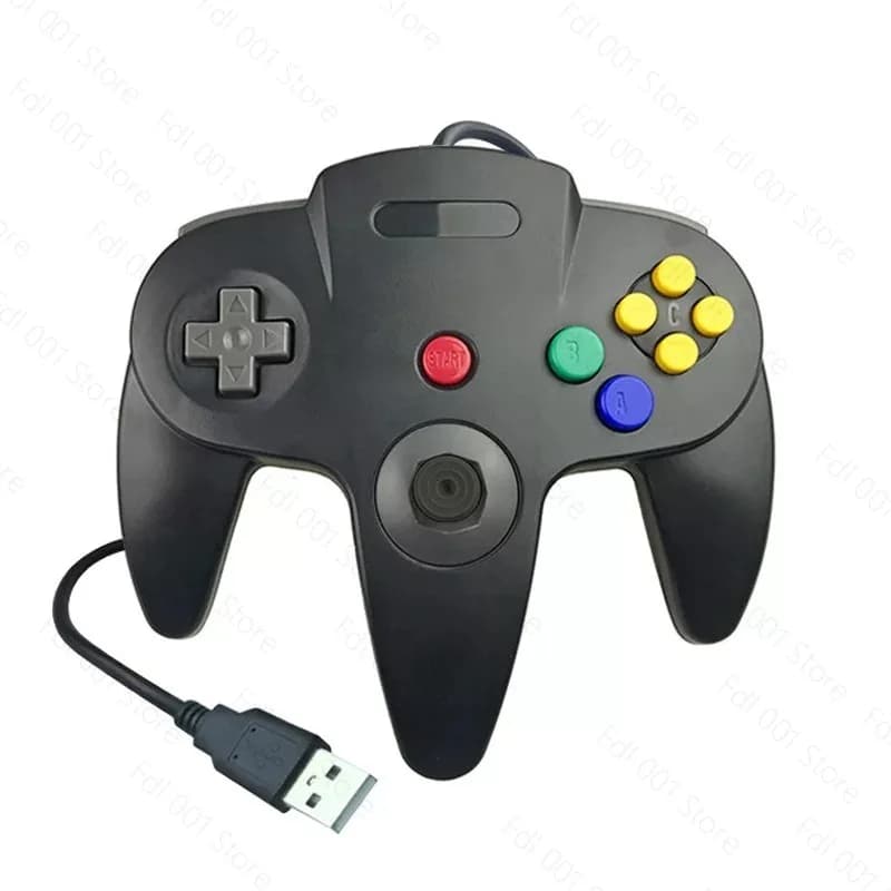 The N64 controller supports connection to a computer via a wired game controller via USB host interface