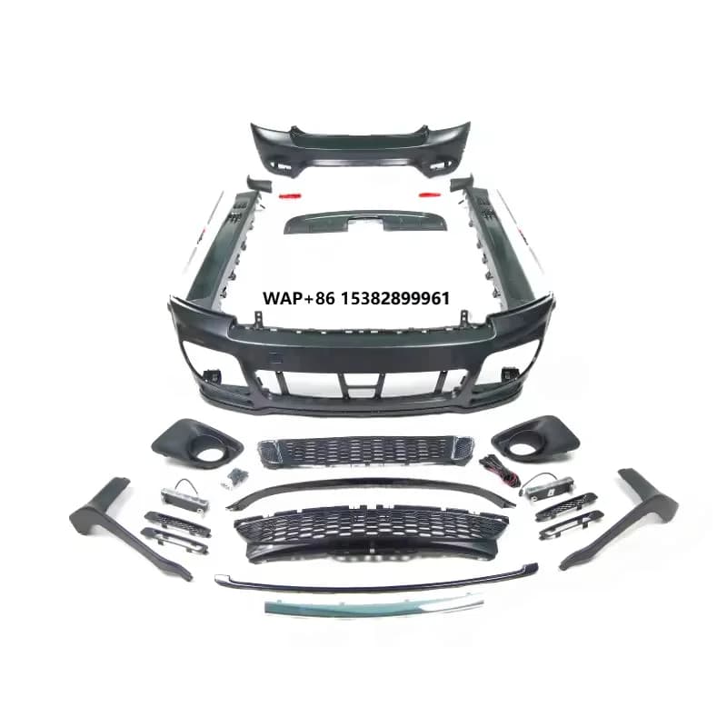2006-2012 Mini Cooper Auto COOPER R55 or R56 to JCW Style Facelift Bodykit Plastic Front Bumpers Side Skirt F55 F56 Car Kit Part