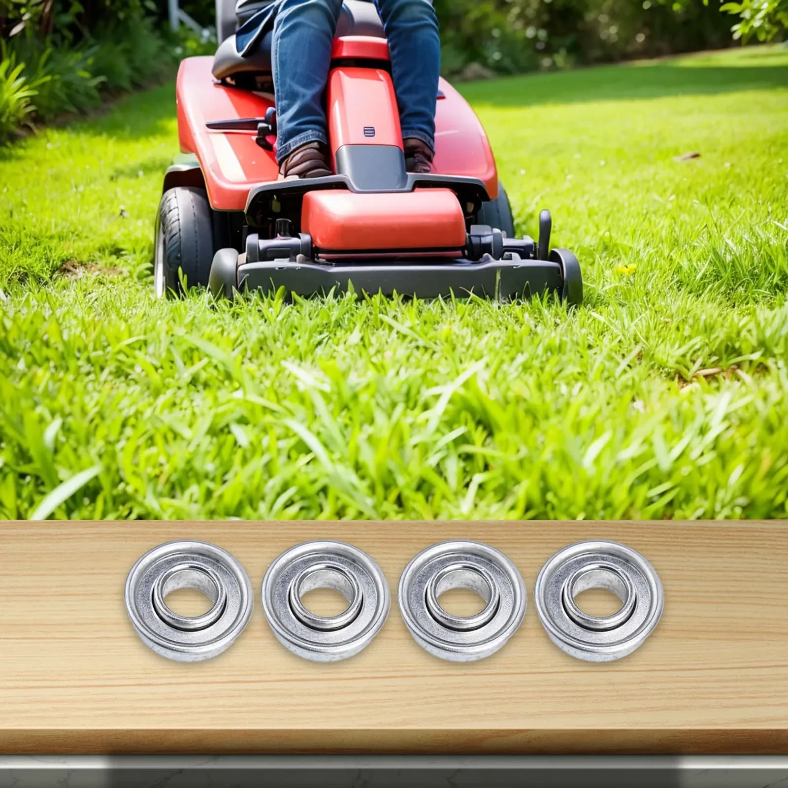 12.7mm X 28.6mm Bearings Tractor Wheel Bearings Lawn Care Garden Maintenance Long-lasting Performance Metal Construction